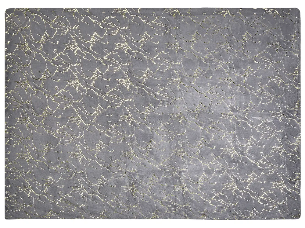Kuscheldecke GODAVARI 150 x 200 cm Grau_820343