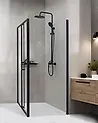Shower Enclosure YORO 800 x 1000 x 1850 mm Black