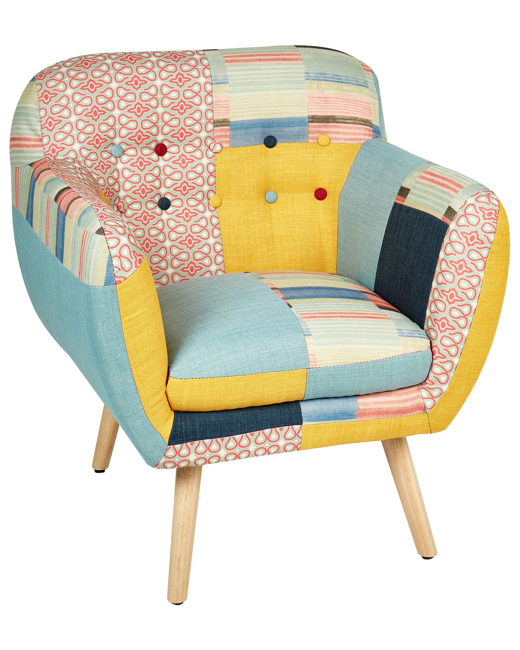 Fabric Armchair Multicolour MELBY_477163