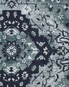 Teppich grau orientalisches Muster 80 x 200 cm Kurzflor VADKADAM_831380