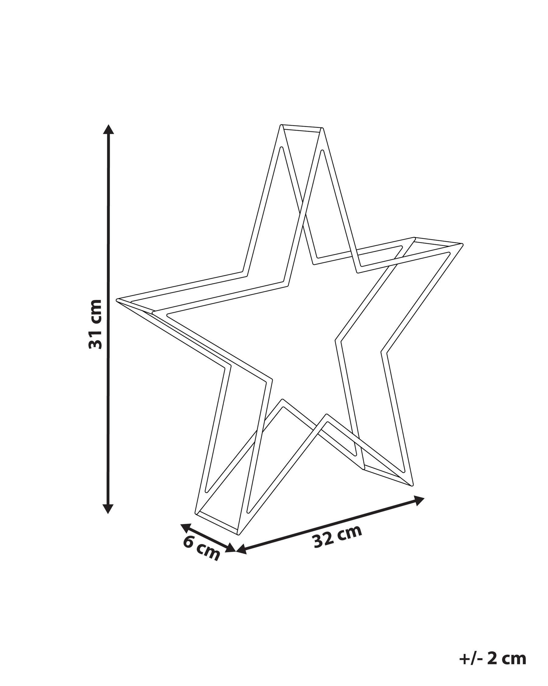 Outdoor Decoration LED SIMO 31 cm Star White_939699
