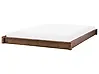 Cama sin cabecero Madera ANTRAS 160 x 200 cm Marrón oscuro