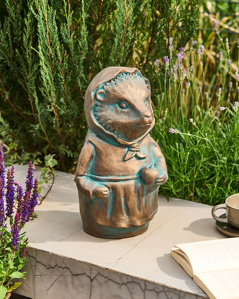 Garden Figurine LOLA Hedgehog 37 cm Brown_1184804
