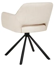 Set di 2 sedie da pranzo LOURES Tessuto Beige chiaro_945644