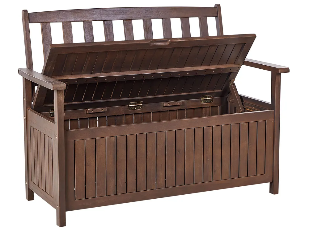 Homelegance Teague Dining Bench in Brown Leatherette
