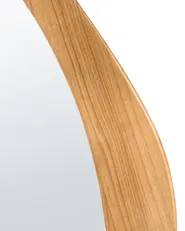 Wall Mirror SAUVILLE 50 cm 160 cm Light Brown_1144327