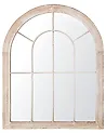 Wall Mirror EMBRY 69 cm 88 cm Metal Beige