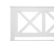 Bed Pine Wood TANNAY 180 x 200 cm (EU Super King) White_734444