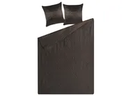 Tagesdecke mit Kissen RAYEN 140 x 210 cm Braun_822059