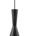Metal Pendant Lamp Black TAGUS_688358