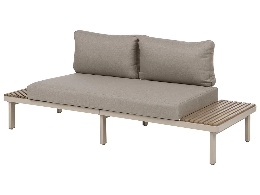 Set da giardino con tavolo 5 posti FIVIZZANO Legno d'acacia Beige_1161048