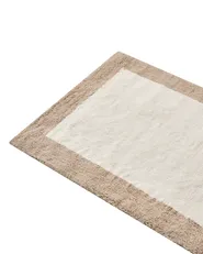 Bath Mat KABRI Brown/ Beige 60 x 90 cm Cotton_1025970