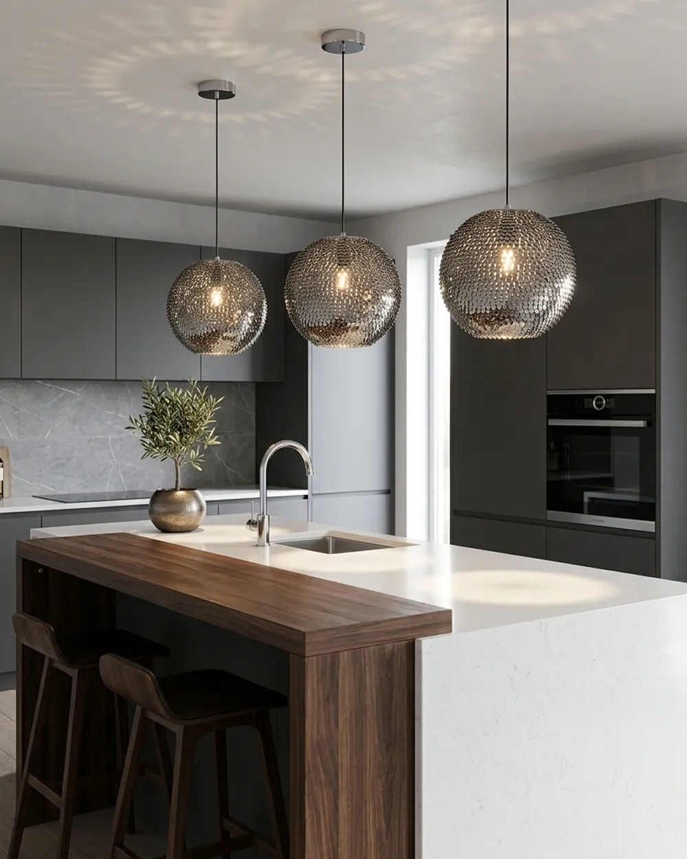 Pendant Lamp SEINE Metal Silver_1145762