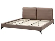 Bed Boucle MELLE 180 x 200 cm (EU Super King) Brown_965717