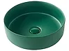 Countertop Basin GUDAR ⌀ 370 mm Ceramic Dark Green