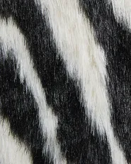 Tappeto in pelliccia sintetica NAMBUNG Bianco Nero 60 x 90 cm_790212