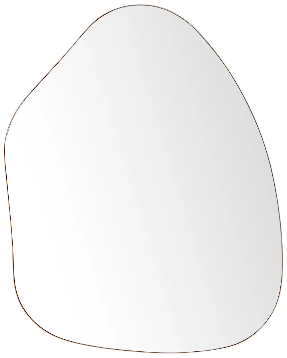 Lustro ścienne PUTEAUX 70 cm 92 cm Metal Złoty