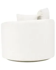 Swivel Armchair ENNORA Fabric Off-White_1072901
