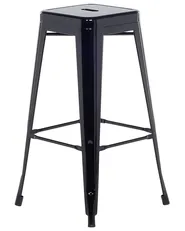 Set di 2 sgabelli da bar CABRILLO Metallo Nero_701232