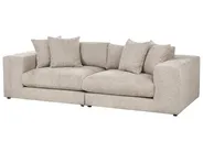 Sofa 3 Seater GLORVIKA II Fabric Taupe_923876