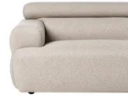 Sofa 3 Seater HOVDEN Fabric Beige_1072562
