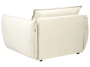 Set da salotto 5 posti KUNES Tessuto Beige chiaro_1013314