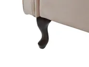 Right-Hand Chaise Longue LATTES Velvet Beige_791475