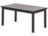 Lounge Set 3-teilig Aluminium schwarz 5-Sitzer Auflagen grün MESSINA_929486