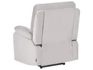 Electric Recliner Living Room Set 6 Seater BERGEN with USB Port Velvet Light Beige_1064833