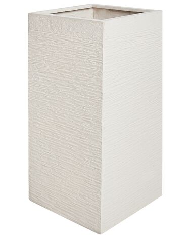 Vaso da fiori argilla beige chiaro 40 x 40 x 77 cm DION