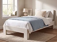 Bed Pine Wood ROYAN 90 x 200 cm (EU Single) White_1175060