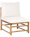 Garden 1-Seat Section CERRETO Bamboo Off-White