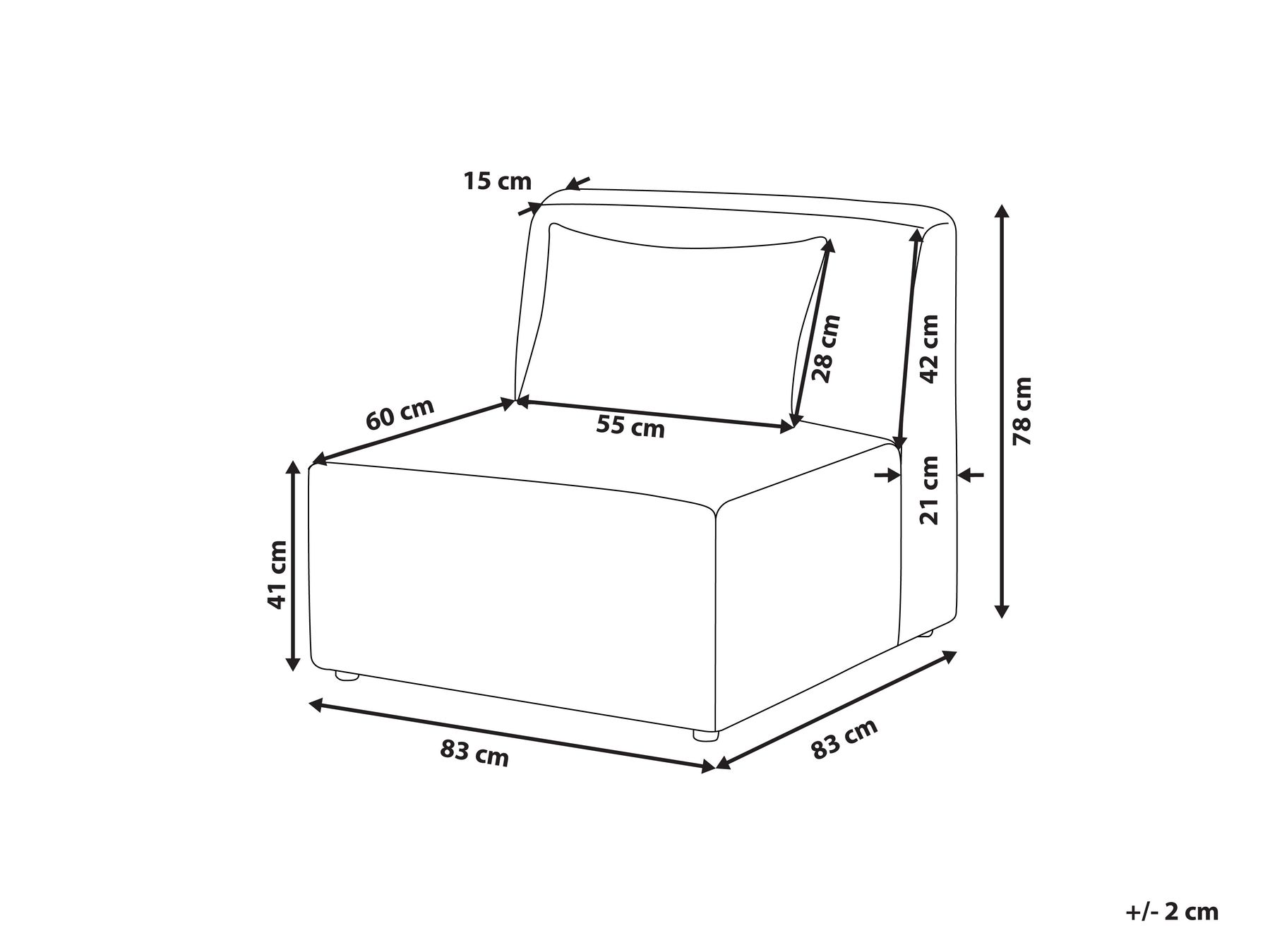 1-Seat Section LEMVIG Corduroy Green_869451