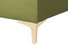 Ottoman en velours vert ABERDEEN_882281