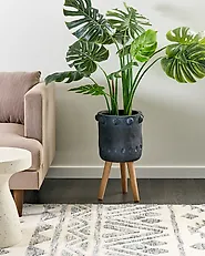 Donica na nóżkach BRUNNERA 24 cm Grafitowy_1187239