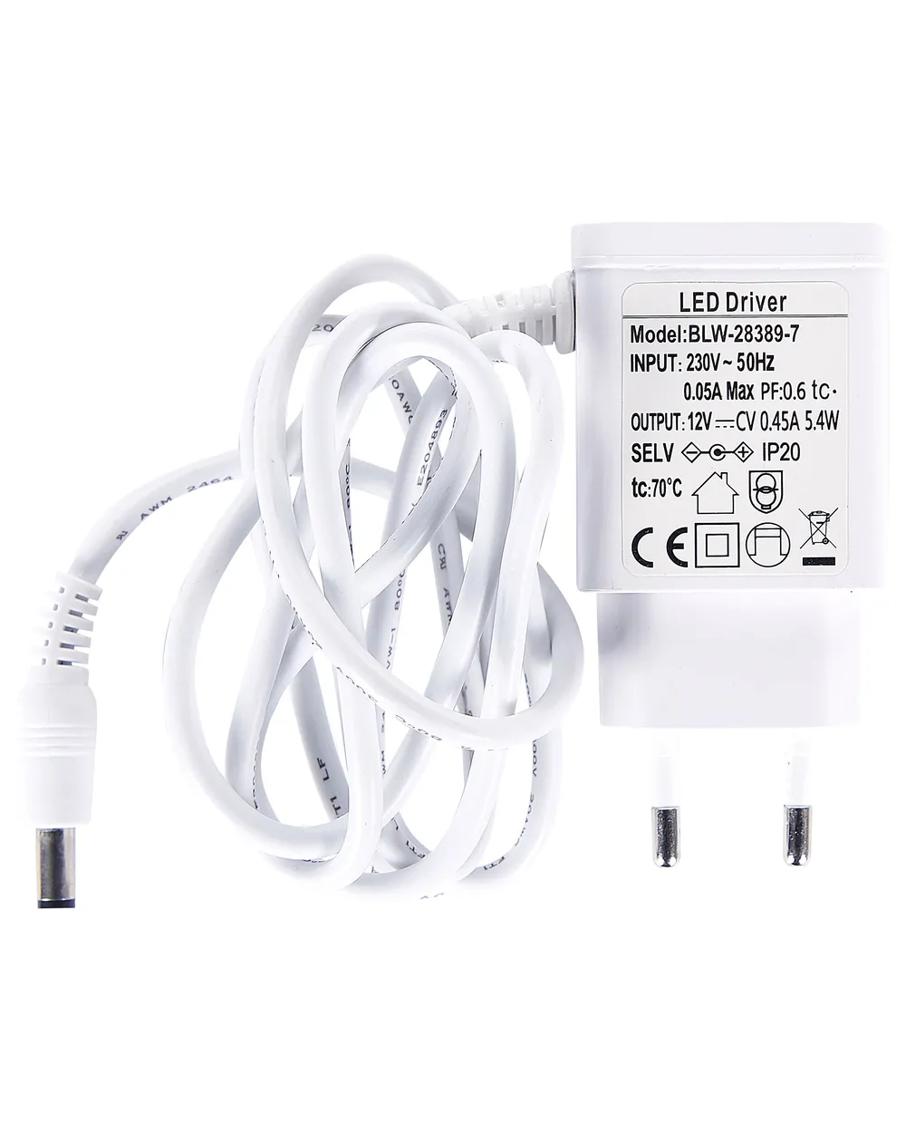 Lampada da scrivania a LED CORVUS con dimmer Metallo Bianco/Argento_854199
