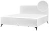 Boucle EU Super King Size Bed Off-White VALOGNES_933771