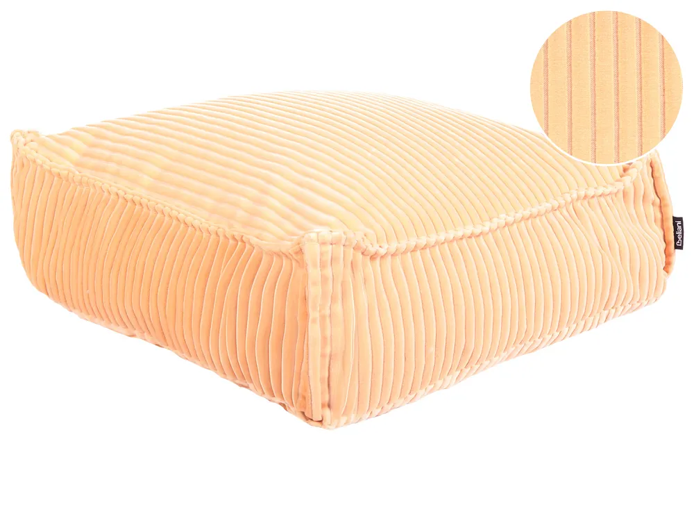 Pouffe ALLOZAI Velvet Peach Pink
