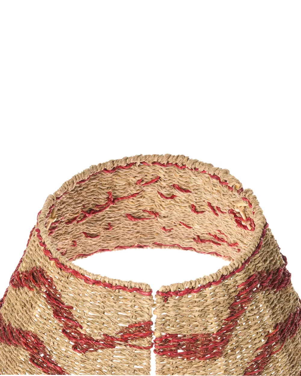 Osłonka pod choinkę HIVER 51 cm Trawa morska Czerwony_1011301