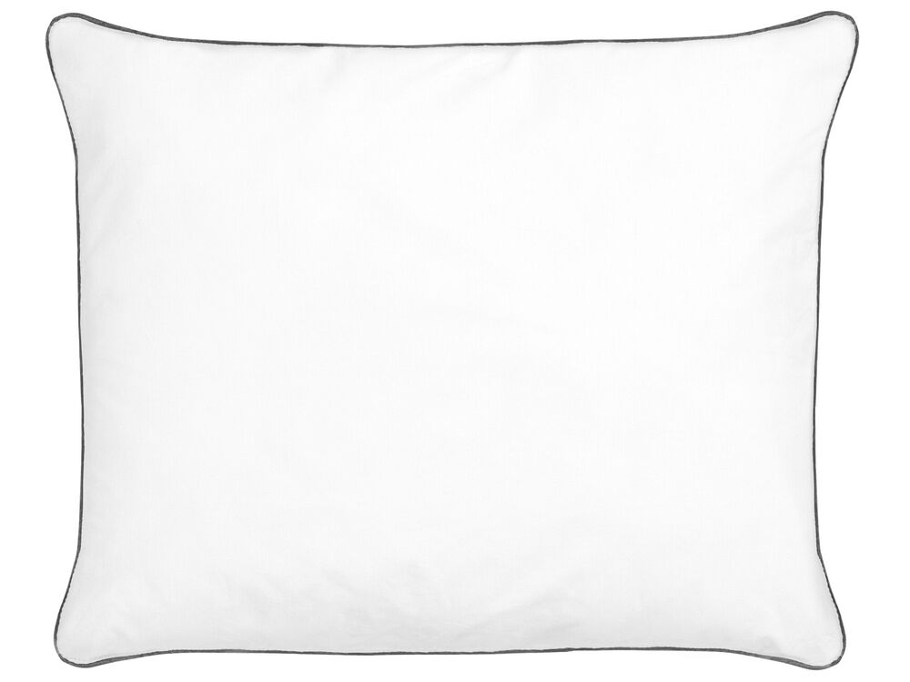 Almohada PELISTER Alta 50 x 60 cm Microfibra Blanco