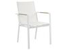 4 Seater Aluminium Garden Dining Set White MALETTO/BUSSETO_923130