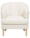 Fabric Armchair Beige ELVERUM_848537