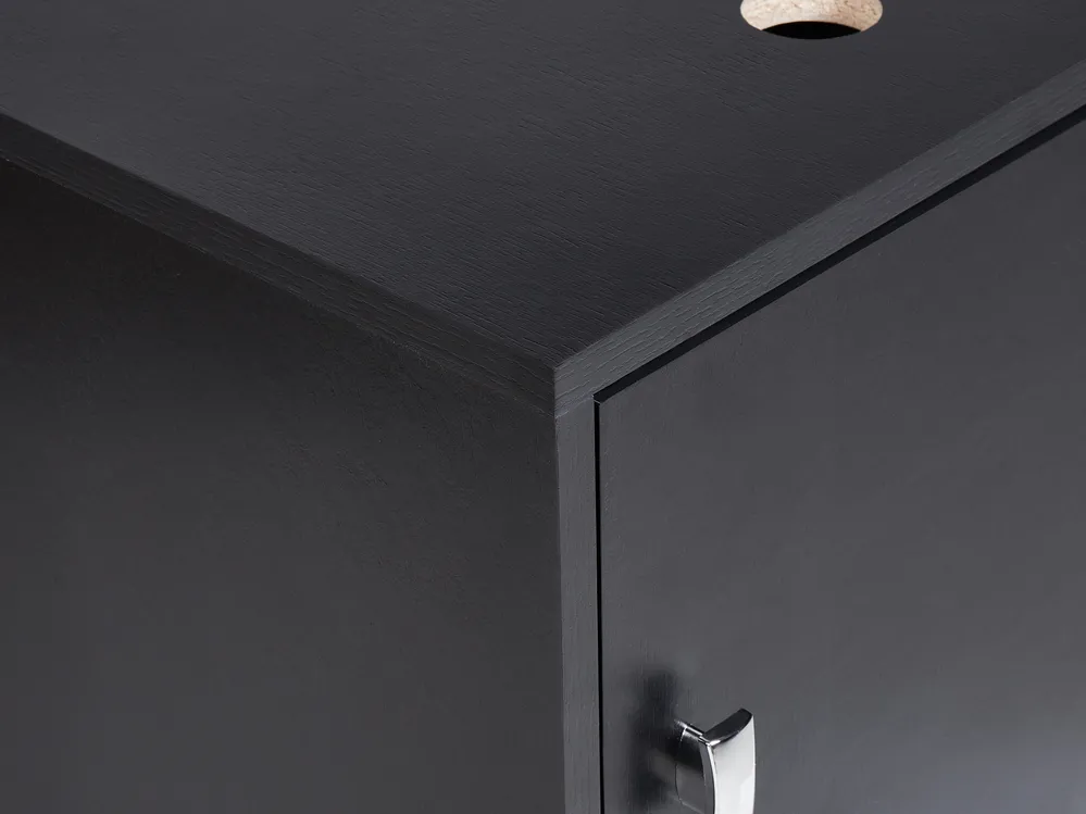 Szafka łazienkowa wisząca pod umywalkę LIMERIA 45 cm Czarny_978237