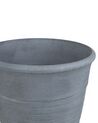 Set of 2 Plant Pots ⌀ 43 cm Grey KATALIMA_858244