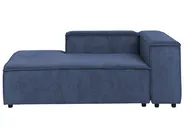 Modular Corner Sofa 5 Seater ARDAL Corduroy Dark Blue Left Hand_1008733