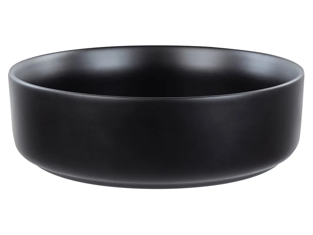 Countertop Basin CALIG ⌀ 360 mm Ceramic Black_934704