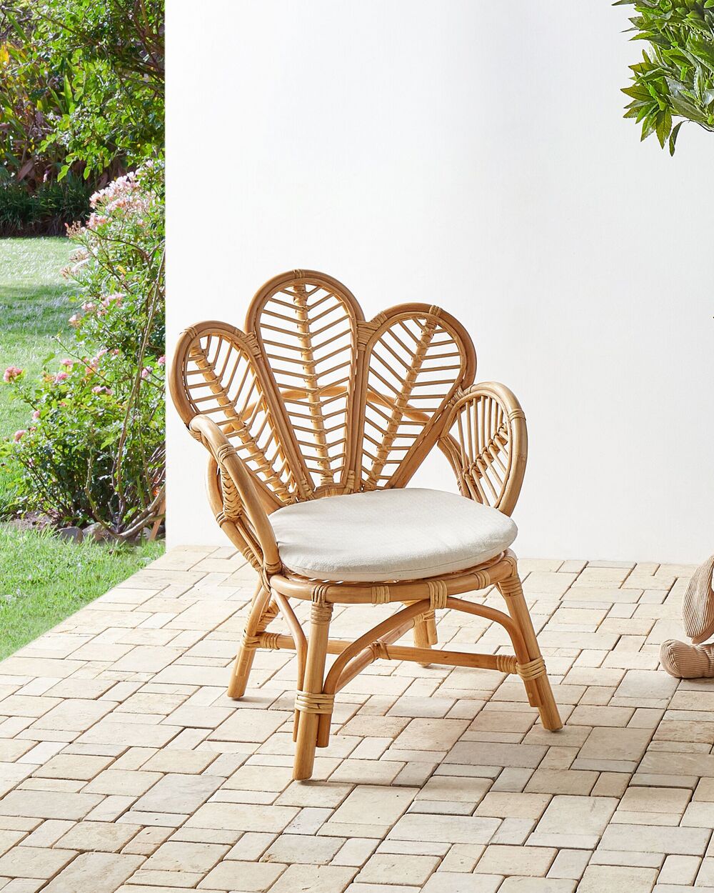 Sedia pavone per bambini FLORENTINE II Rattan Naturale
