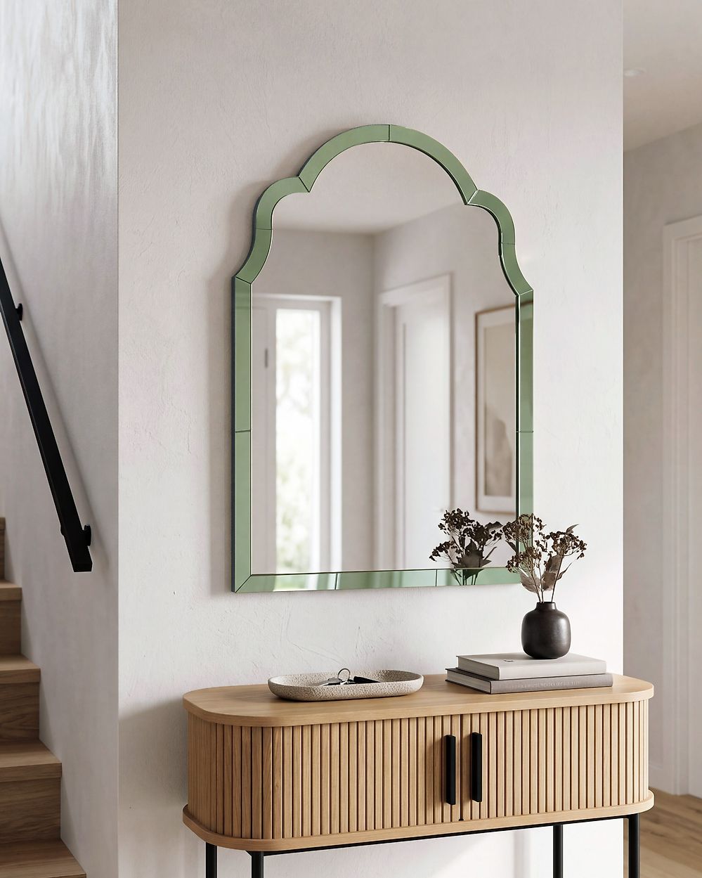 Wall Mirror NORVILLE 60 cm 90 cm Green