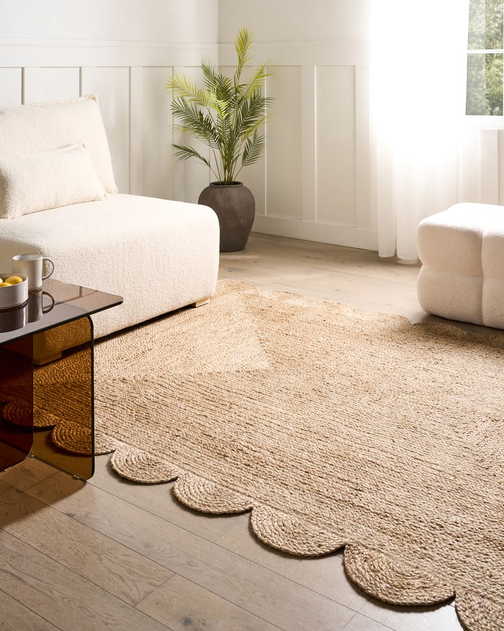 Tapis HINGOLI Beige 160 x 230 cm Jute