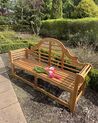 Banc de jardin en bois d'acacia clair MARLBORO_933207